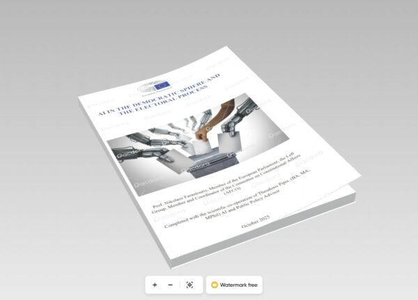 AI in the democratic sphere and the electoral process
Artificial intelligence (AI) is reshaping the public sphere—and elections most of all. From deepfakes and algorithmic bias to cross-border interference, AI-driven manipulation is testing Europe’s ability to safeguard democratic choice and fundamental rights. This event brings together lawmakers and experts to examine how the EU’s new rulebook—from the AI Act to the DSA—can curb these risks, and what practical steps are needed next: stronger transparency, effective enforcement, and real AI literacy for voters.
Building on case studies from the EU and the US, the discussion looks beyond diagnosis to resilience: how institutions, platforms and civil society can work together to detect, deter and de-amplify manipulation before it distorts debate. With contributions from MEPs across groups and voices from the Commission and media, the event aims to focus on concrete safeguards that protect pluralism without chilling speech—so democratic politics remains human-centred in the age of generative AI.